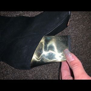 Calvin Klein suede boots